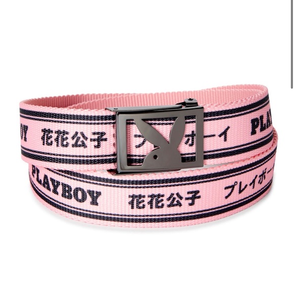 PINK PLAYBOY BELT - Picture 1 of 3